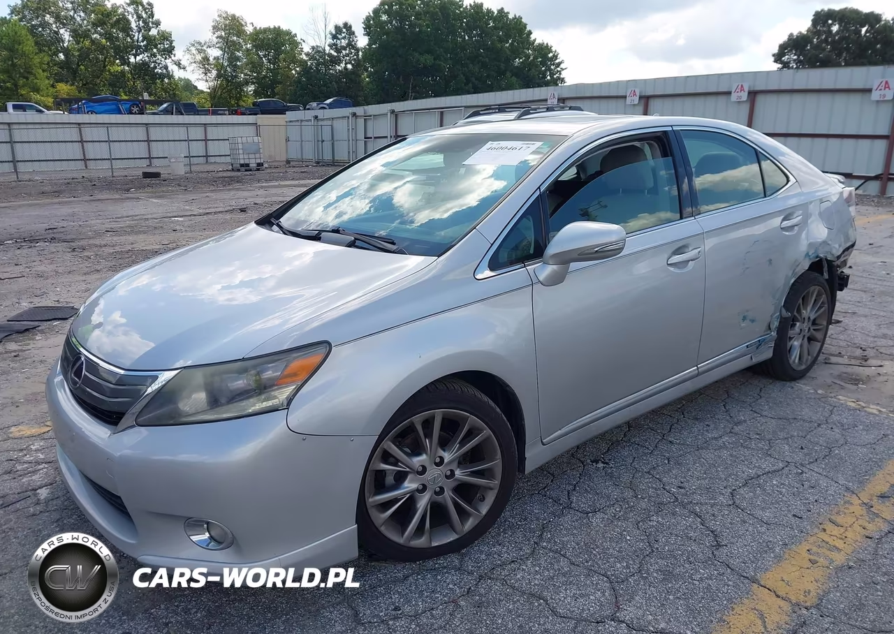 2010 Lexus Hs 250H VIN:JTHBB1BA0A2002835 - 2