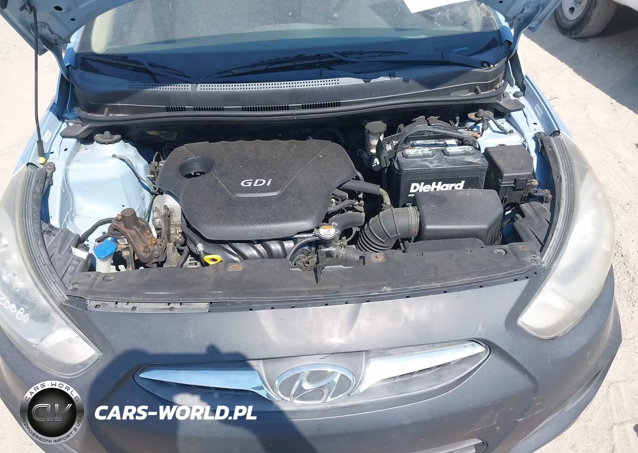 2014 Hyundai Accent Gls VIN:KMHCT4AE0EU685196 - 10