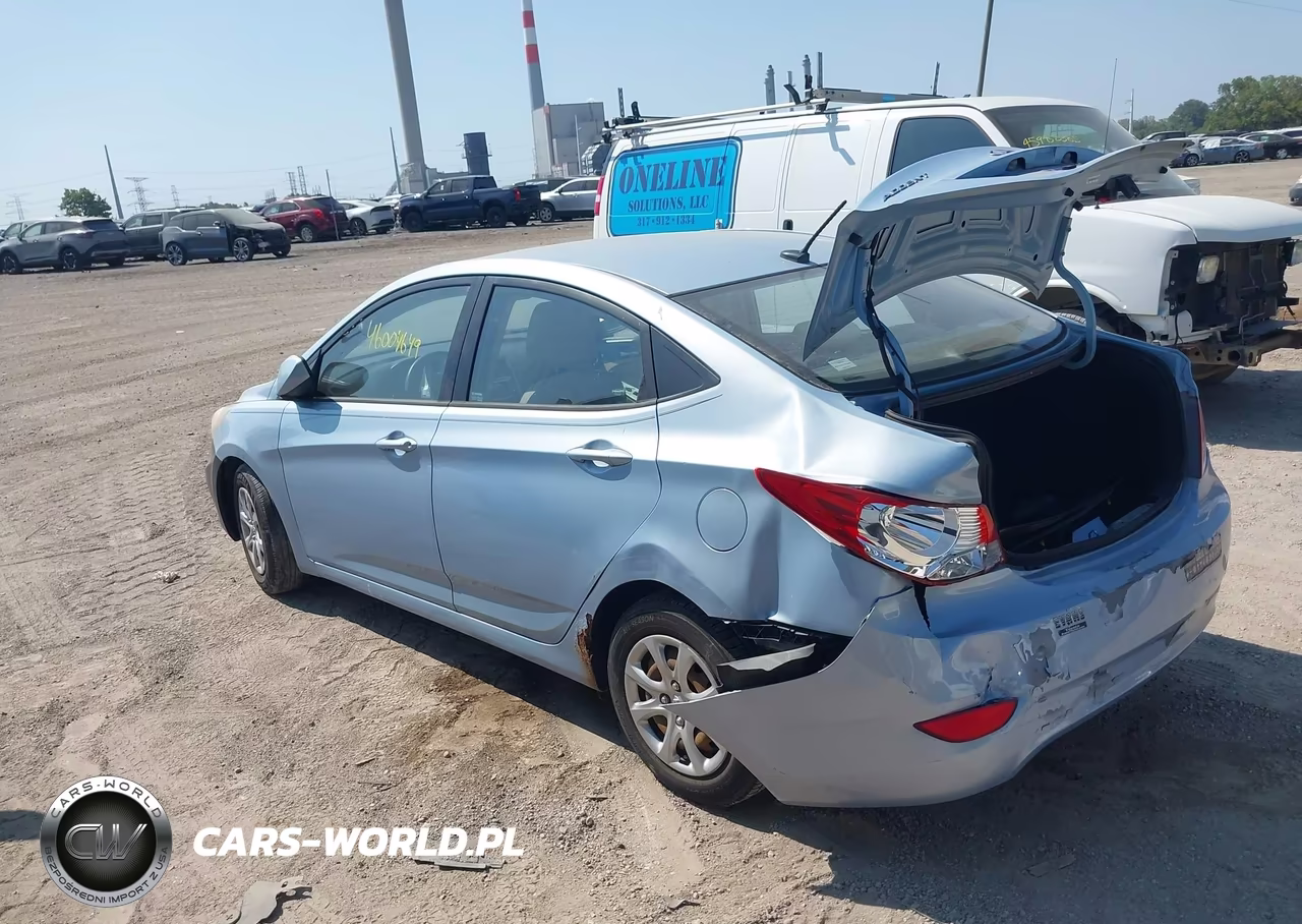 2014 Hyundai Accent Gls VIN:KMHCT4AE0EU685196 - 3