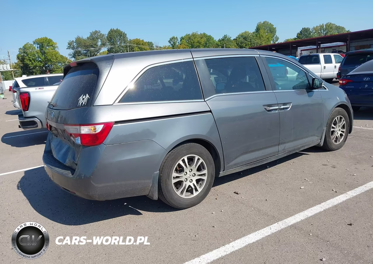 2012 Honda Odyssey Ex-L VIN:5FNRL5H62CB035259 - 4