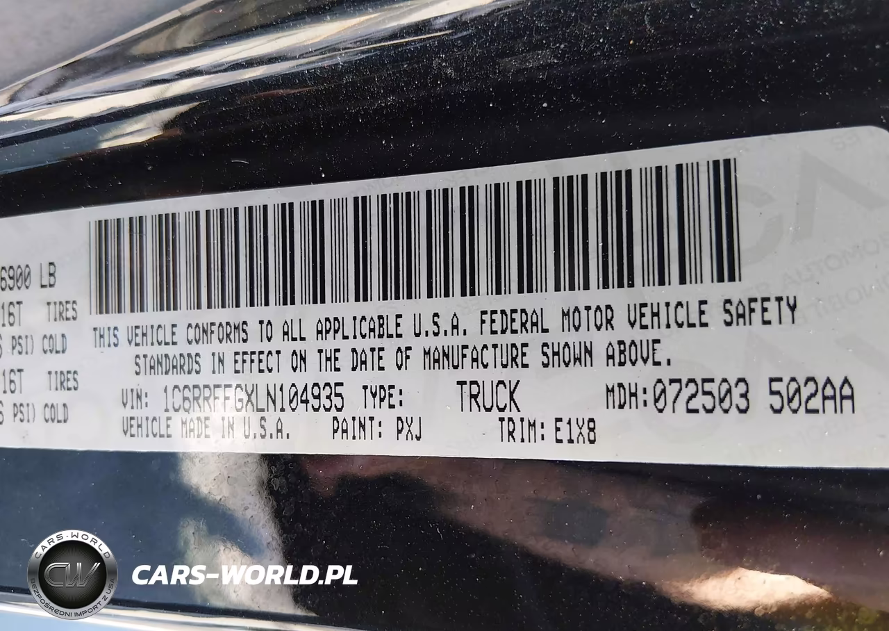 2020 Ram 1500 Big Horn 4X4 5'7 Box VIN:1C6RRFFGXLN104935 - 9