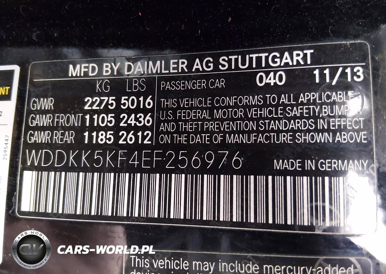 2014 Mercedes-Benz E 350 VIN:WDDKK5KF4EF256976 - 9