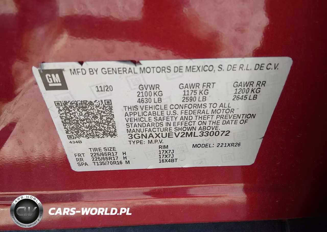 2021 Chevrolet Equinox Awd Lt VIN:3GNAXUEV2ML330072 - 9