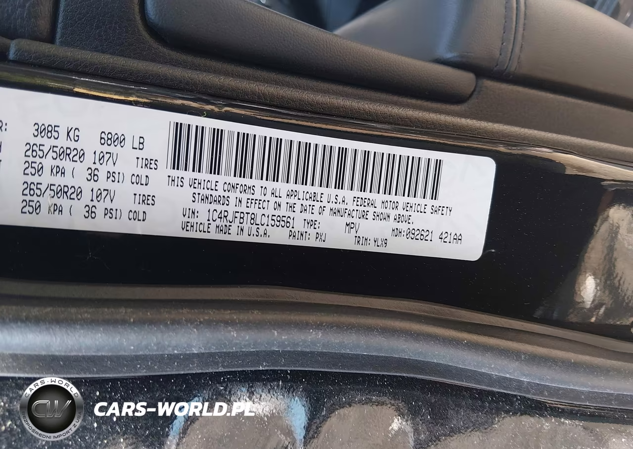 2020 Jeep Grand Cherokee Limited VIN:1C4RJFBT8LC159561 - 9