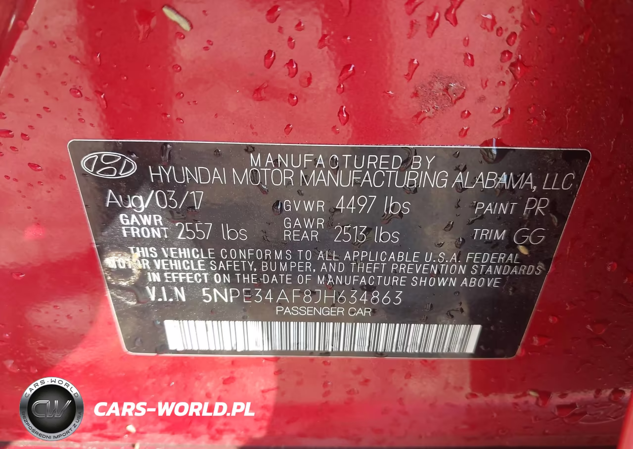 2018 Hyundai Sonata Sel VIN:5NPE34AF8JH634863 - 9