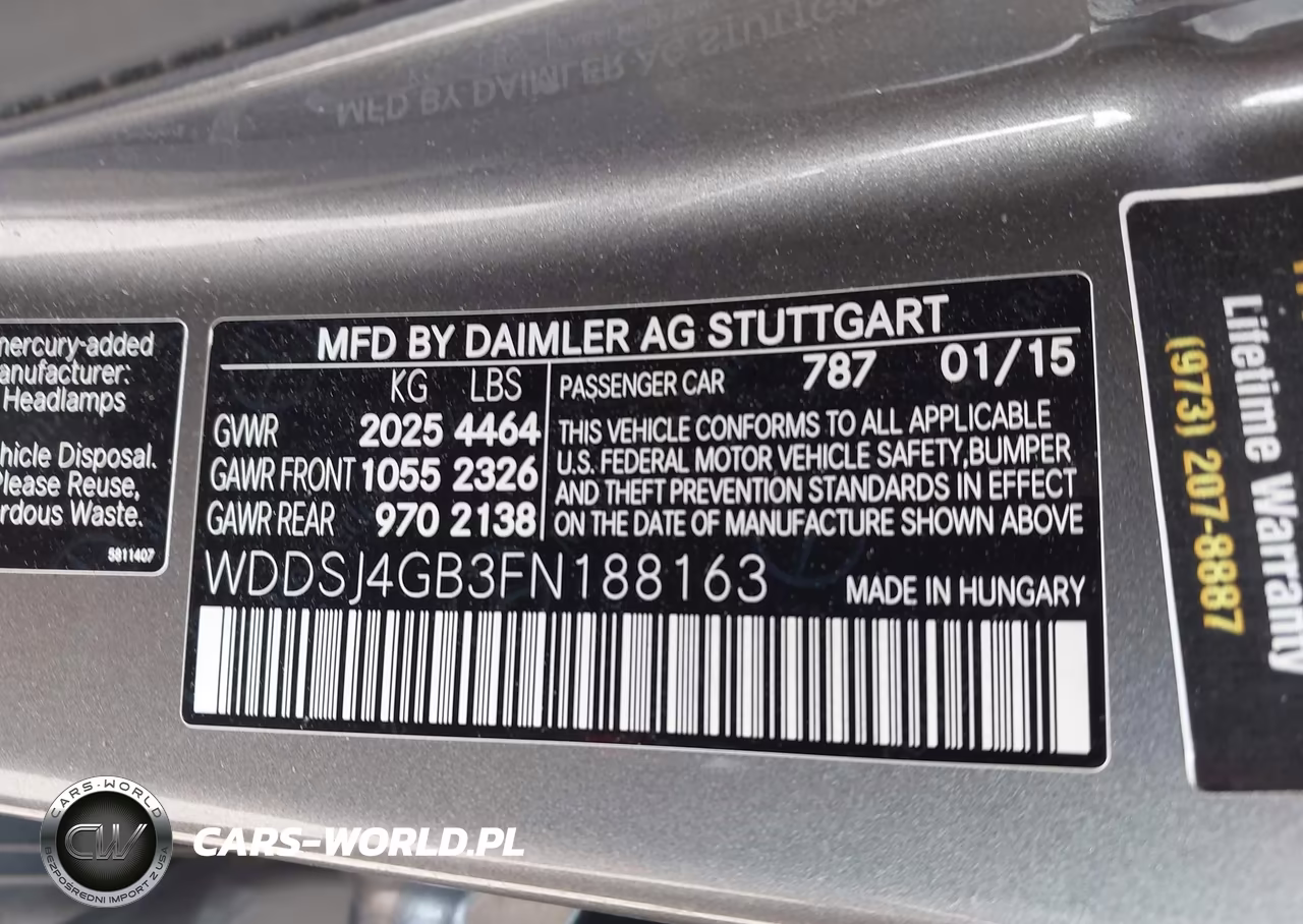 2015 Mercedes-Benz Cla 250 4Matic VIN:WDDSJ4GB3FN188163 - 9