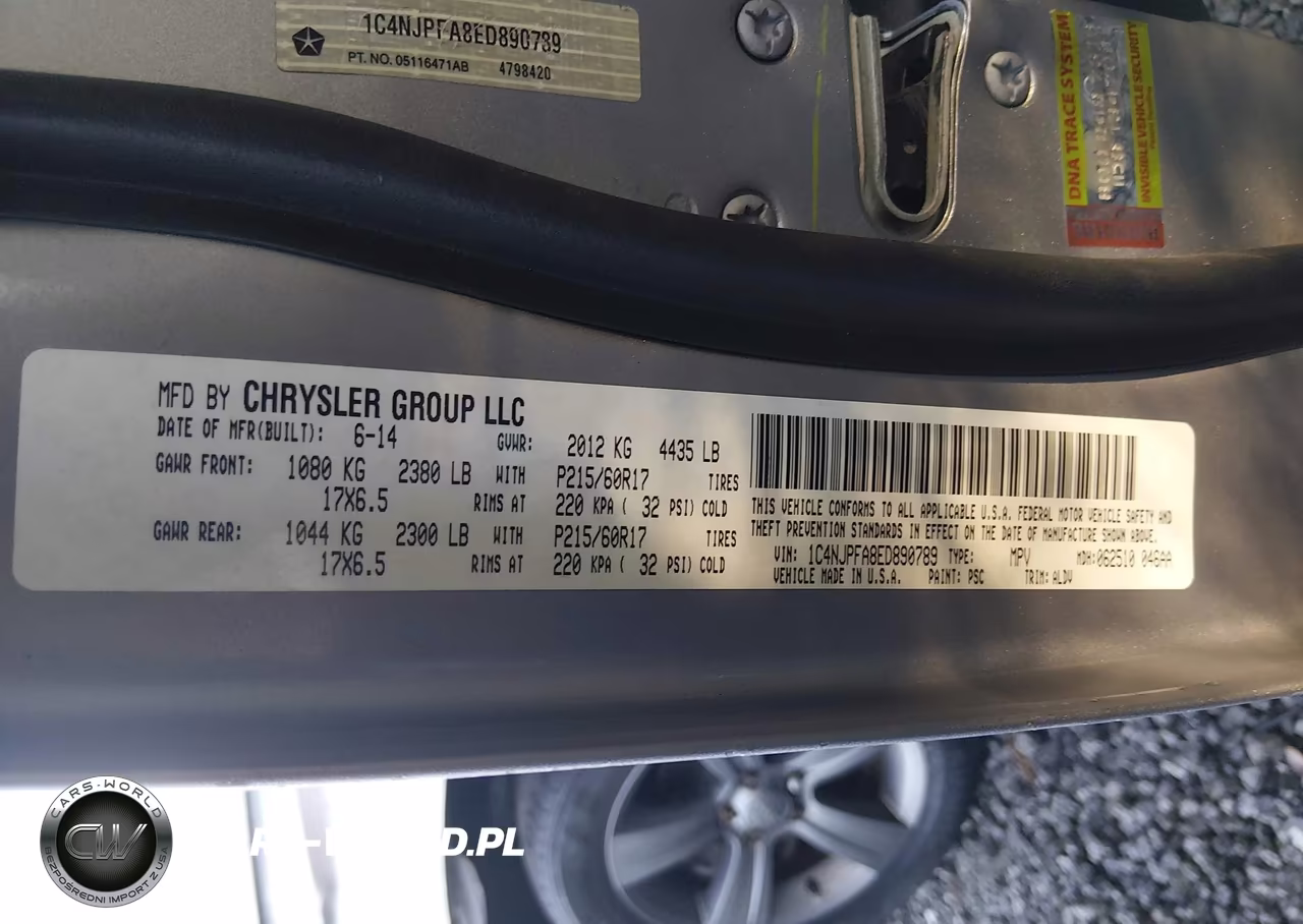 2014 Jeep Patriot High Altitude VIN:1C4NJPFA8ED890789 - 9