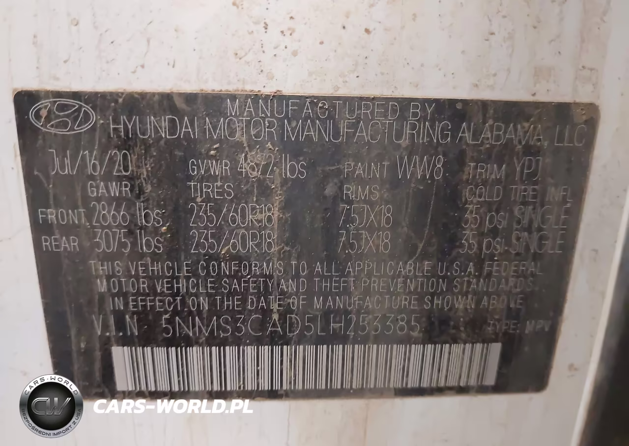 2020 Hyundai Santa Fe Sel VIN:5NMS3CAD5LH253385 - 9