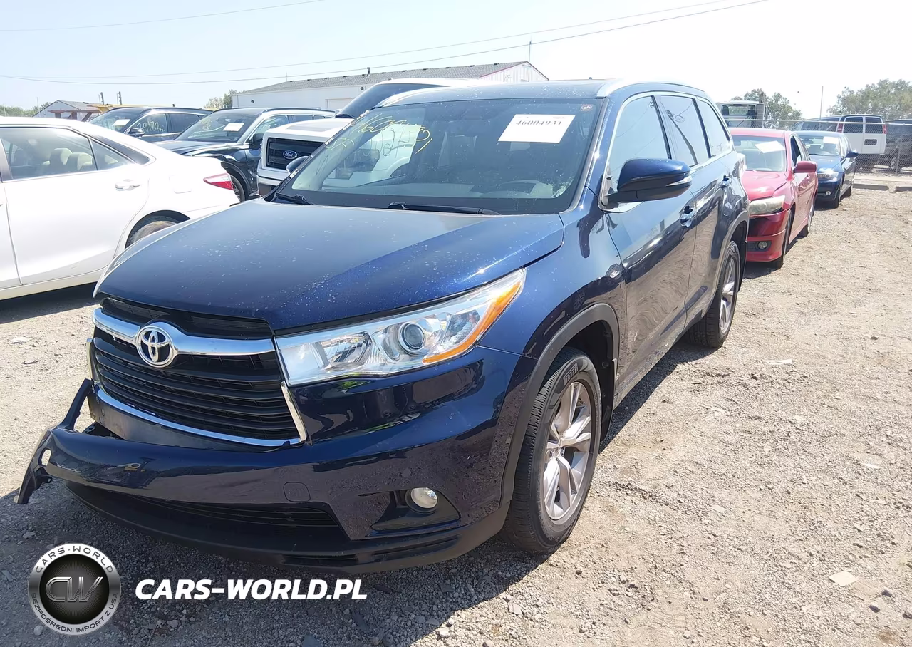 2015 Toyota Highlander Xle V6 VIN:5TDJKRFH3FS137150 - 2