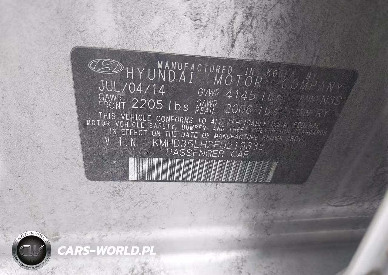 2014 Hyundai Elantra Gt VIN:KMHD35LH2EU219335 - 9