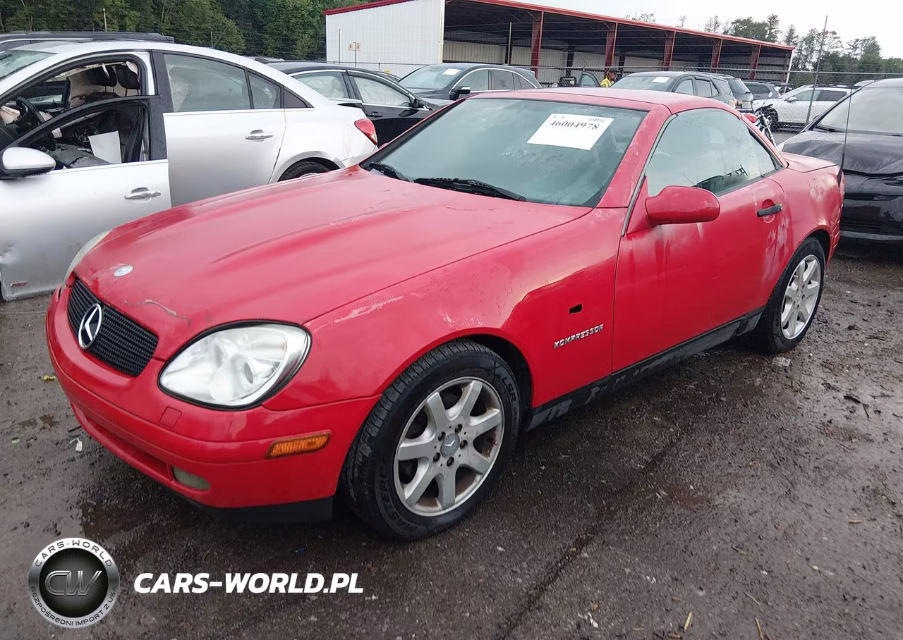 2000 Mercedes-Benz Slk 230 Kompressor VIN:WDBKK47F1YF163008 - 2