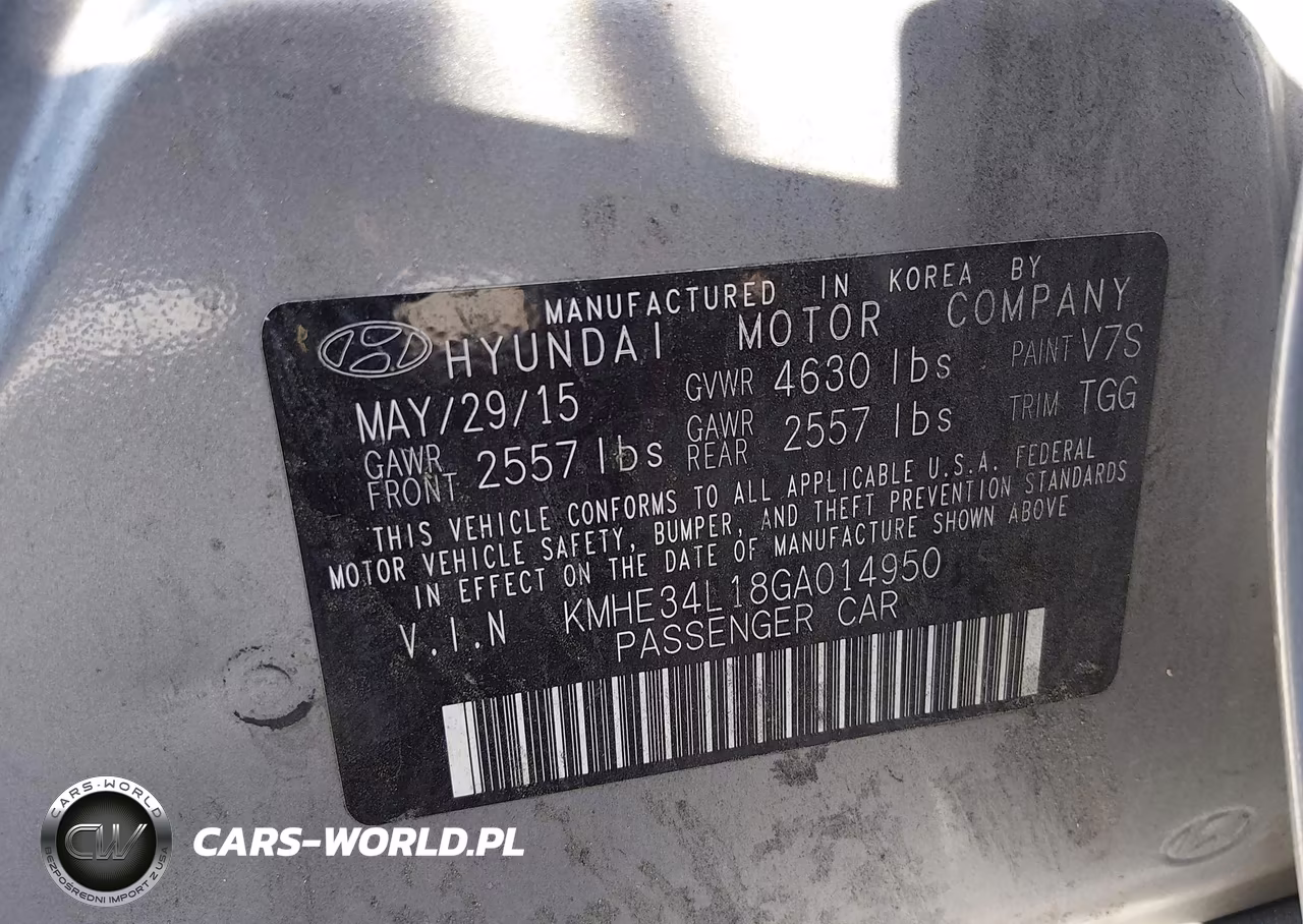 2016 Hyundai Sonata Hybrid Limited VIN:KMHE34L18GA014950 - 9