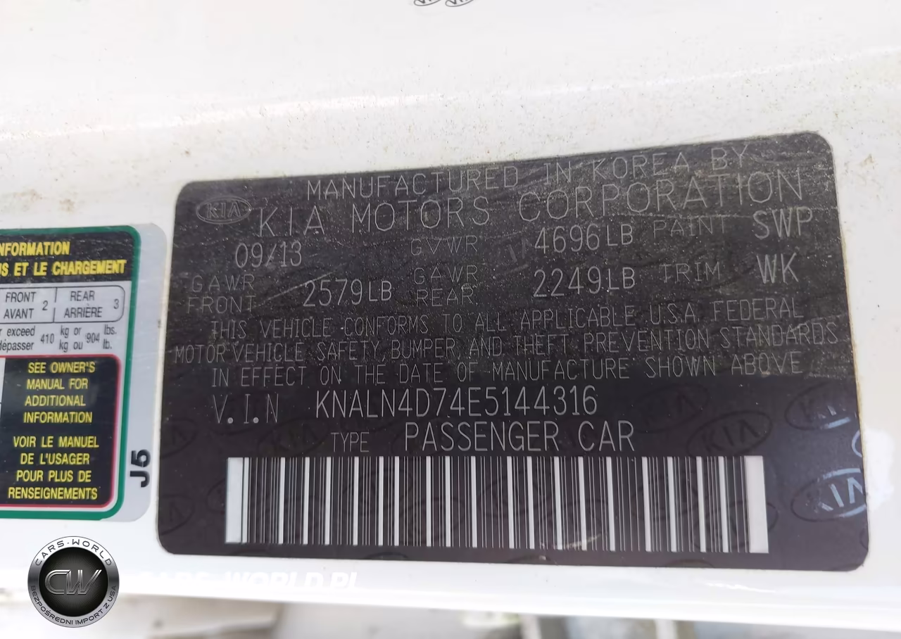 2014 Kia Cadenza Premium VIN:KNALN4D74E5144316 - 9