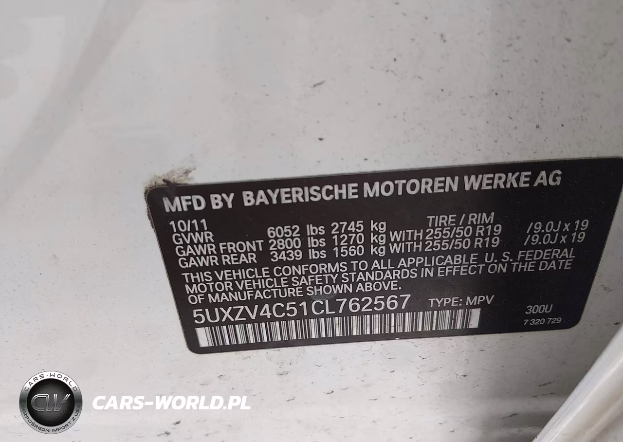 2012 BMW X5 xDrive35I-xDrive35I Premium-xDrive35I Sport Activity VIN:5UXZV4C51CL762567 - 9
