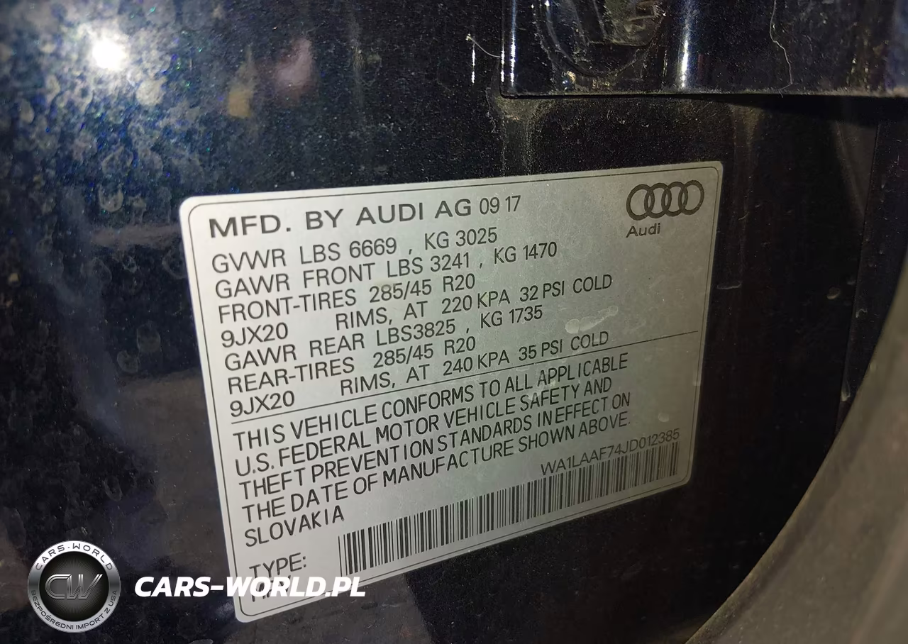 2018 Audi Q7 3.0T Premium VIN:WA1LAAF74JD012385 - 9