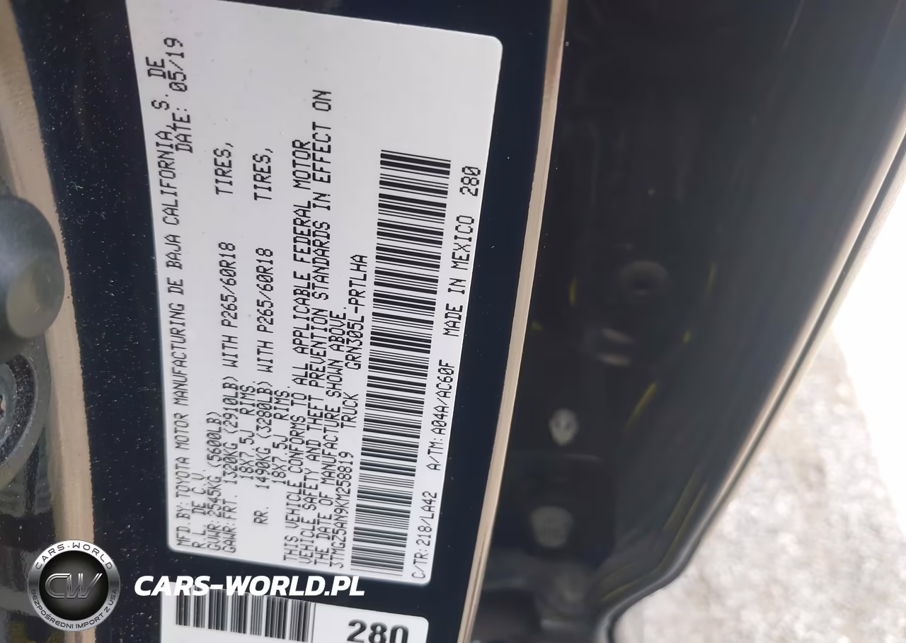 2019 Toyota Tacoma Limited VIN:3TMGZ5AN9KM258819 - 9