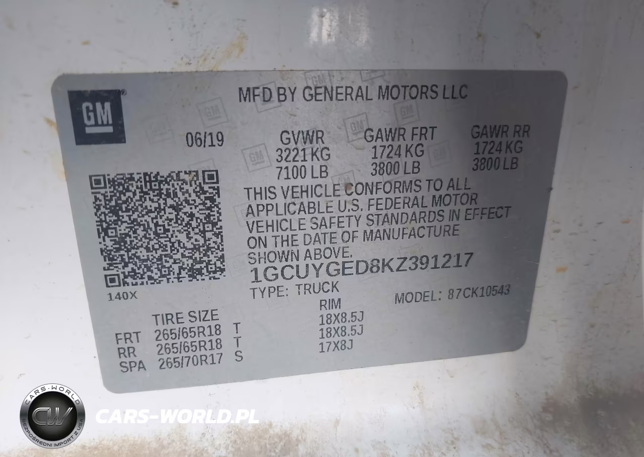2019 Chevrolet Silverado 1500 Ltz VIN:1GCUYGED8KZ391217 - 9