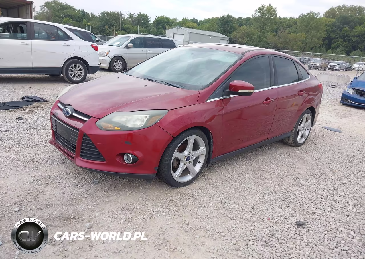 2013 Ford Focus Titanium VIN:1FADP3J25DL311707 - 2