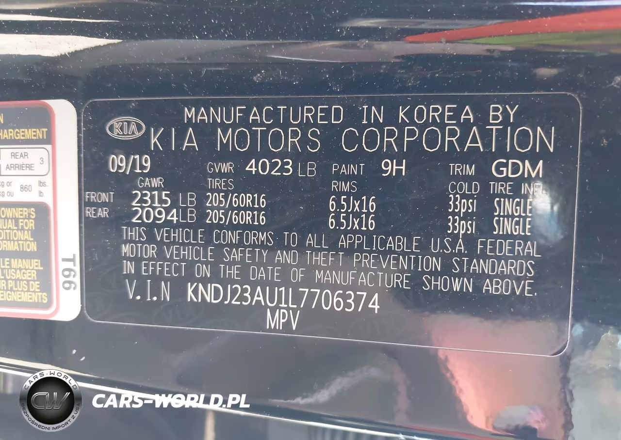 2020 Kia Soul Lx VIN:KNDJ23AU1L7706374 - 9