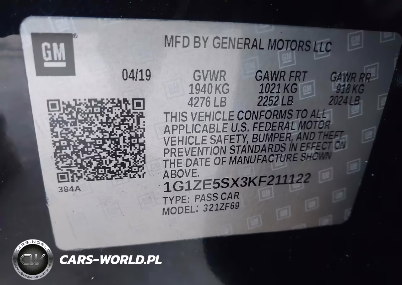 2019 Chevrolet Malibu Premier VIN:1G1ZE5SX3KF211122 - 9