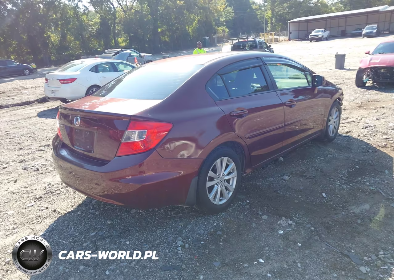 2012 Honda Civic Ex-L VIN:19XFB2F90CE076030 - 4