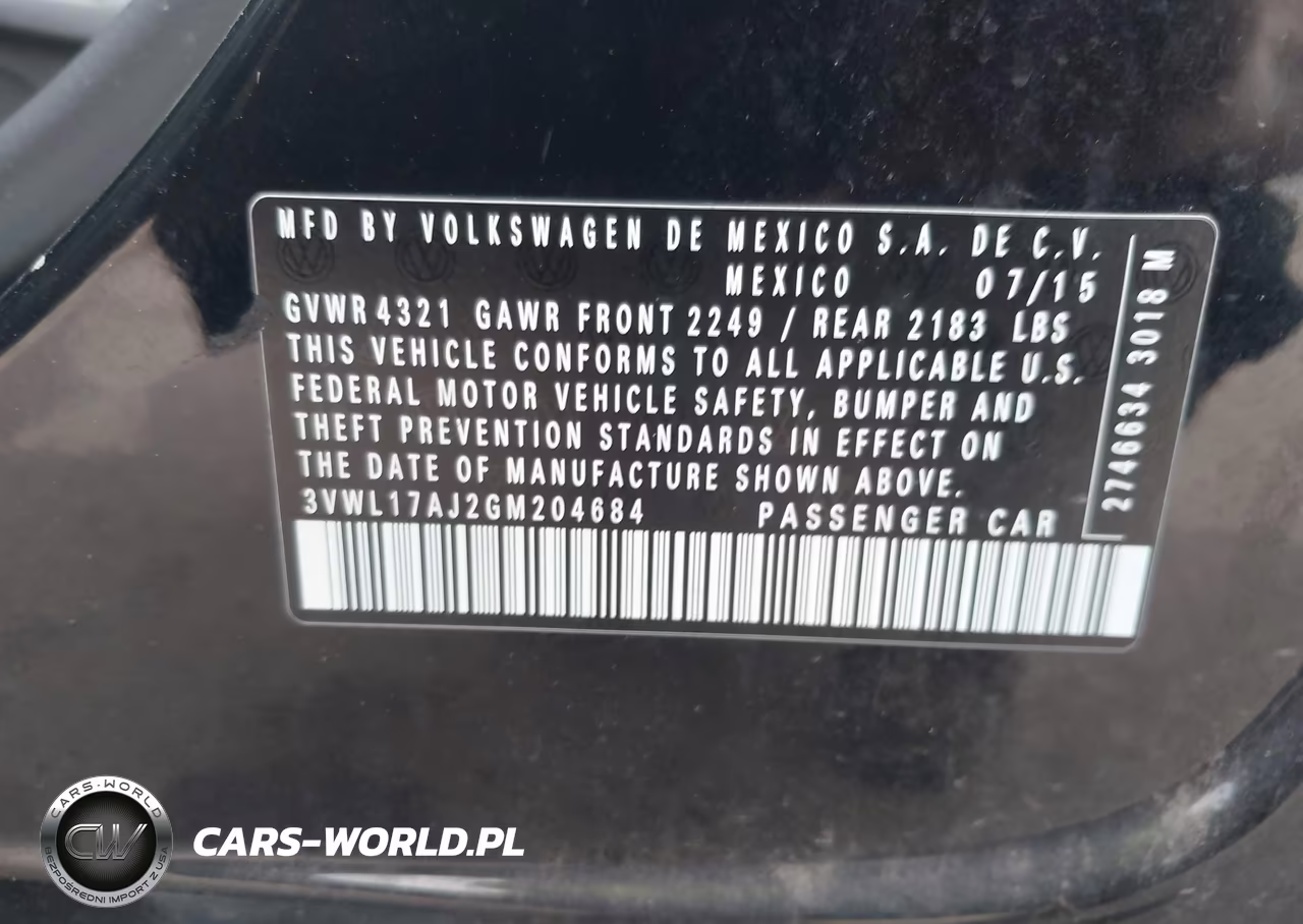 2016 Volkswagen Jetta 1.8T Sel VIN:3VWL17AJ2GM204684 - 9