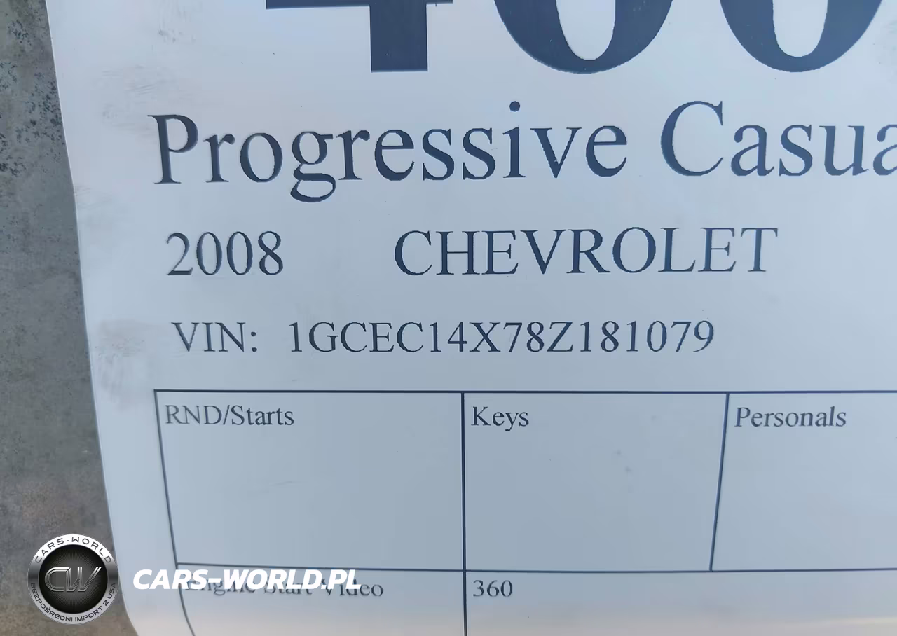 2008 Chevrolet Silverado 1500 Work Truck VIN:1GCEC14X78Z181079 - 9