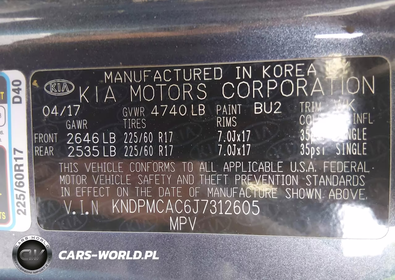 2018 Kia Sportage Lx VIN:KNDPMCAC6J7312605 - 8