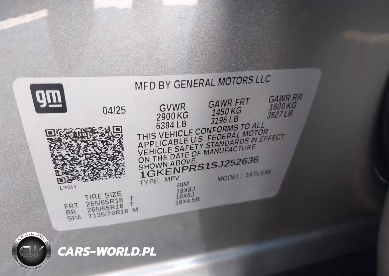 2025 GMC Acadia Awd At4 VIN:1GKENPRS1SJ252636 - 9