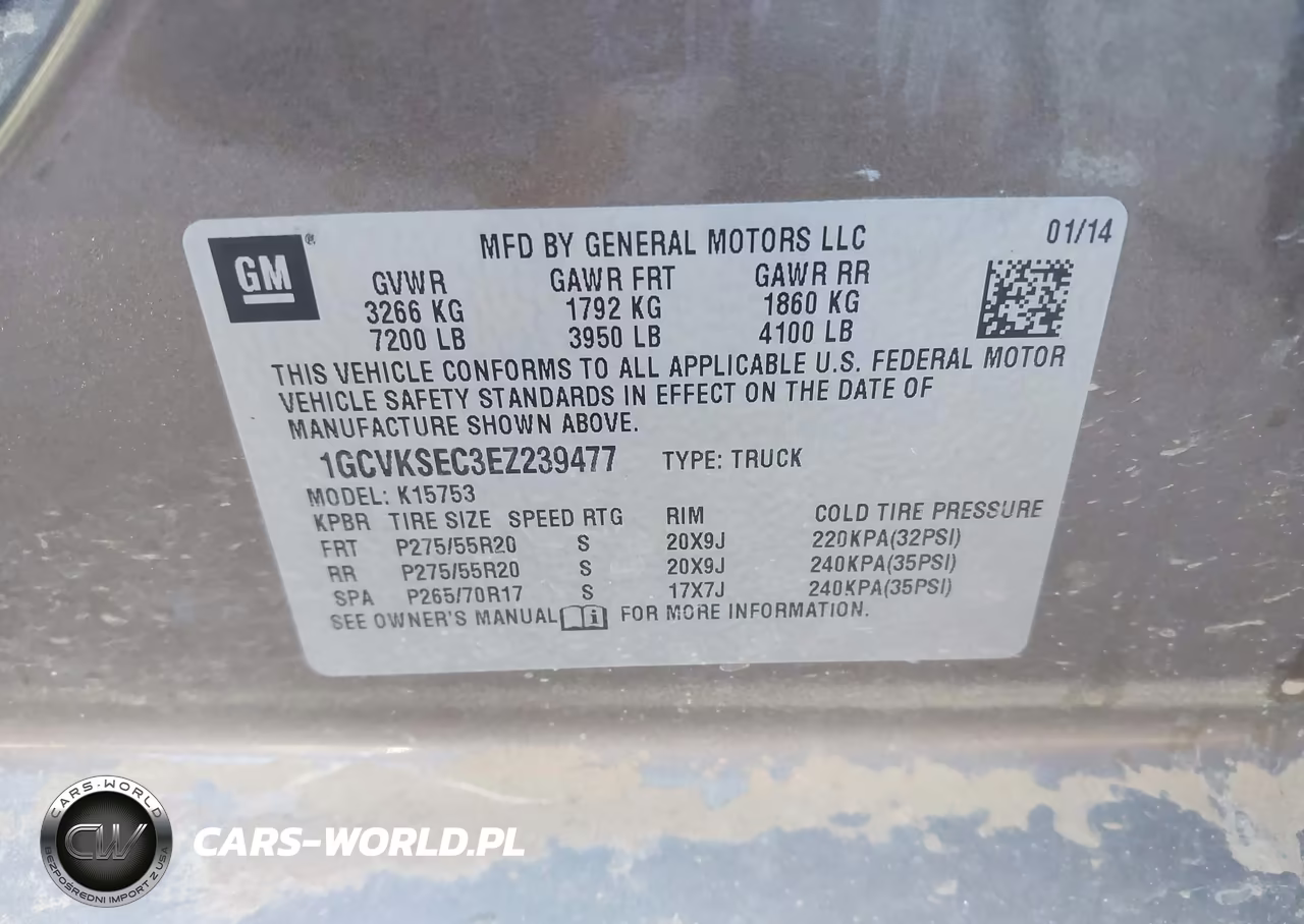 2014 Chevrolet Silverado 1500 Ltz VIN:1GCVKSEC3EZ239477 - 9