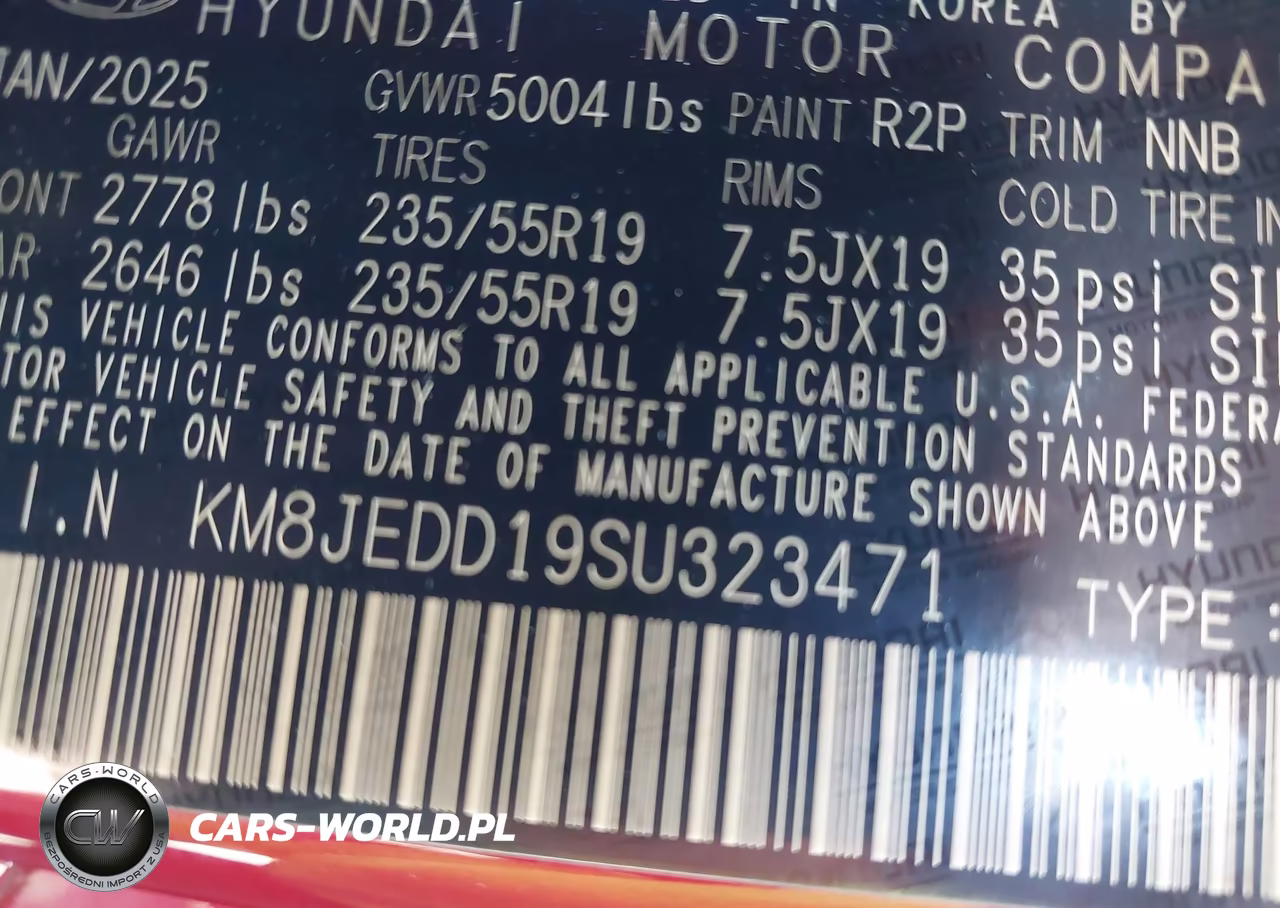 2025 Hyundai Tucson Hybrid Limited VIN:KM8JEDD19SU323471 - 9