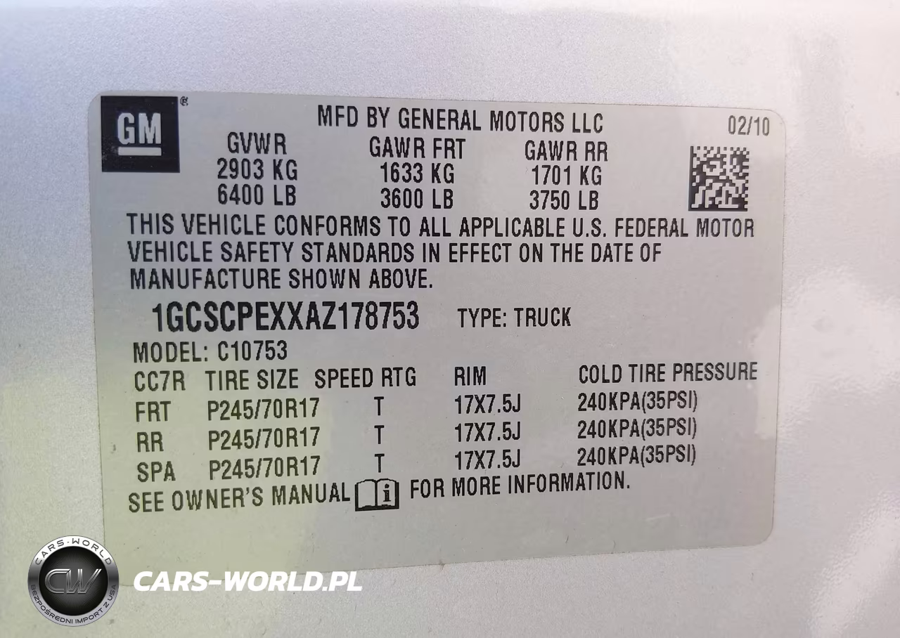 2010 Chevrolet Silverado 1500 Work Truck VIN:1GCSCPEXXAZ178753 - 9
