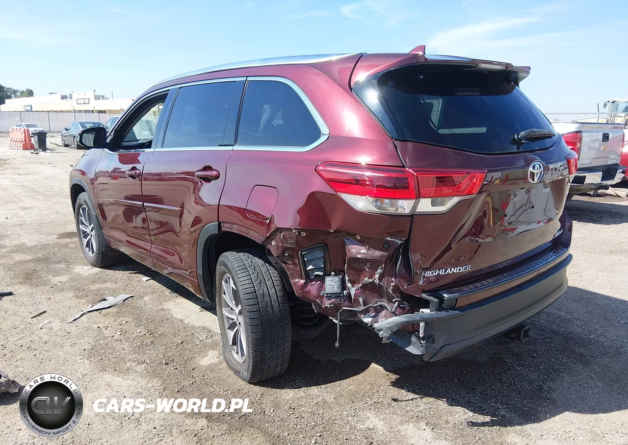 2017 Toyota Highlander Xle VIN:5TDJZRFH6HS413903 - 3