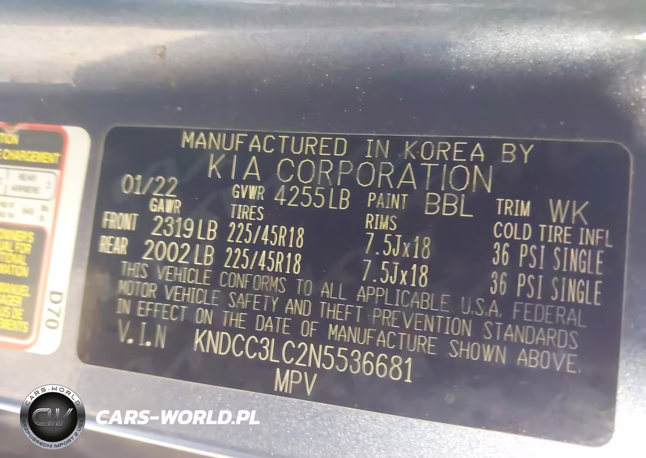 2022 Kia Niro Touring Se VIN:KNDCC3LC2N5536681 - 9