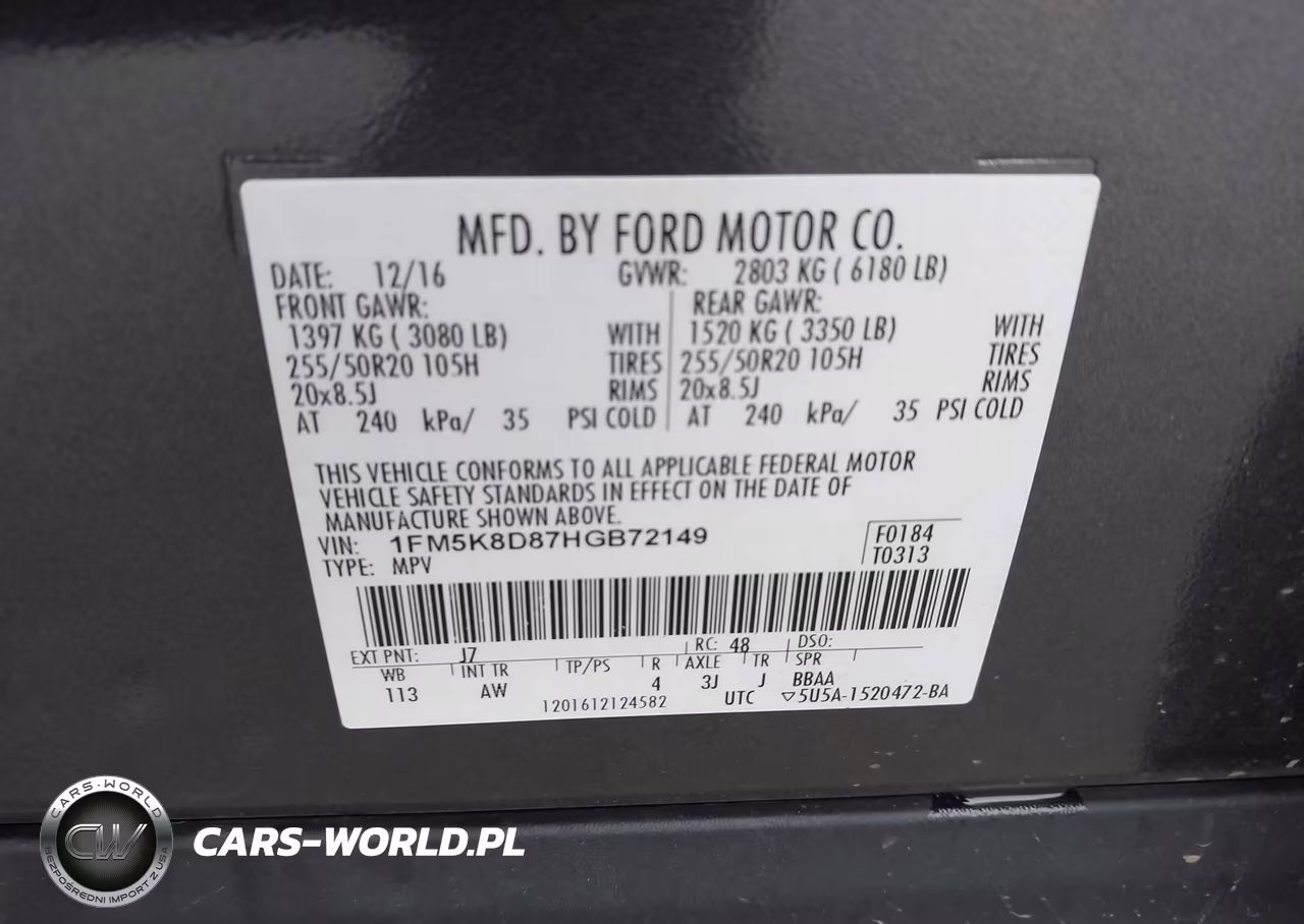2017 Ford Explorer Xlt VIN:1FM5K8D87HGB72149 - 9