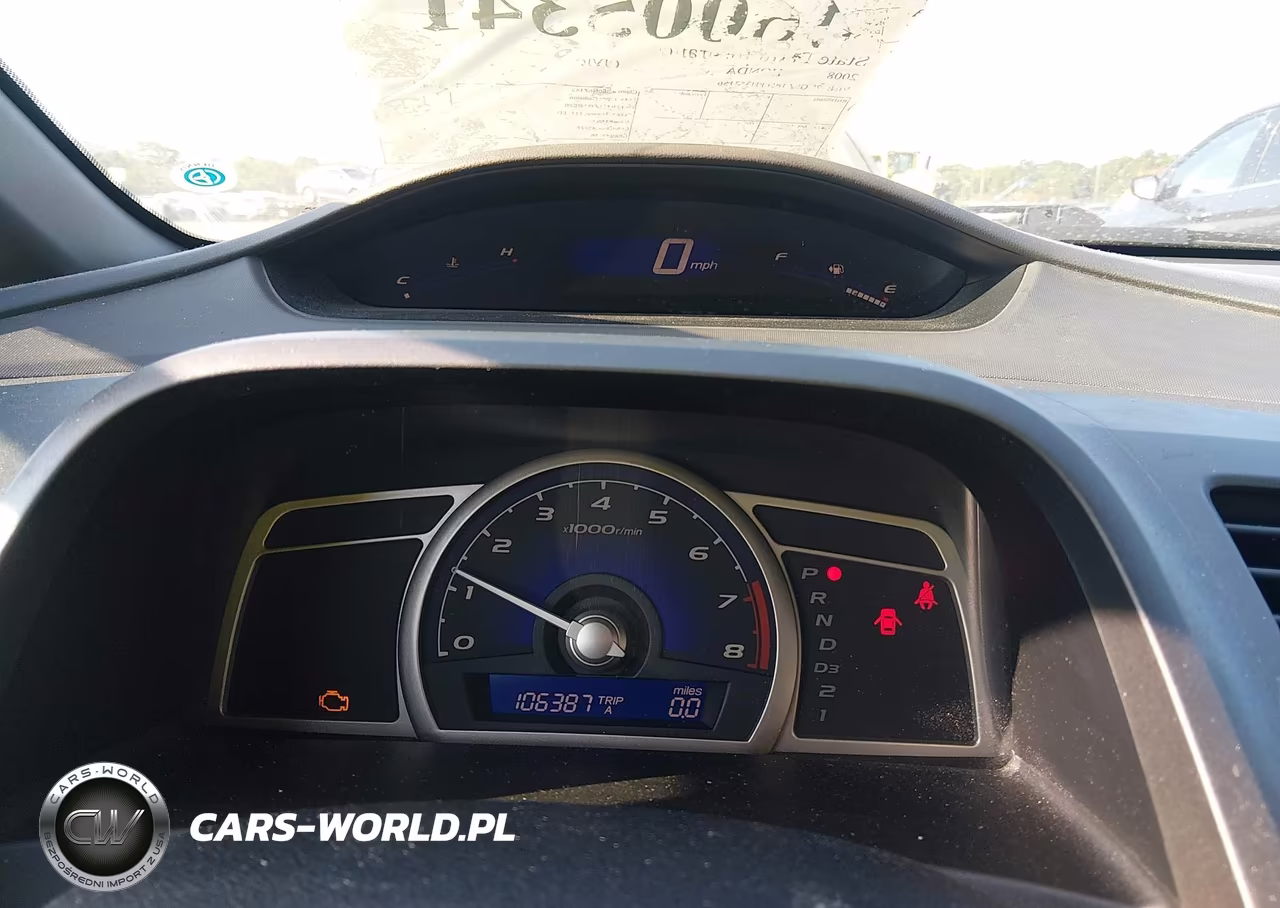 2008 Honda Civic Lx VIN:2HGFA16568H353156 - 7