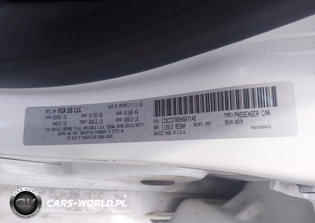 2017 Chrysler 200 Touring VIN:1C3CCCFB6HN507146 - 9