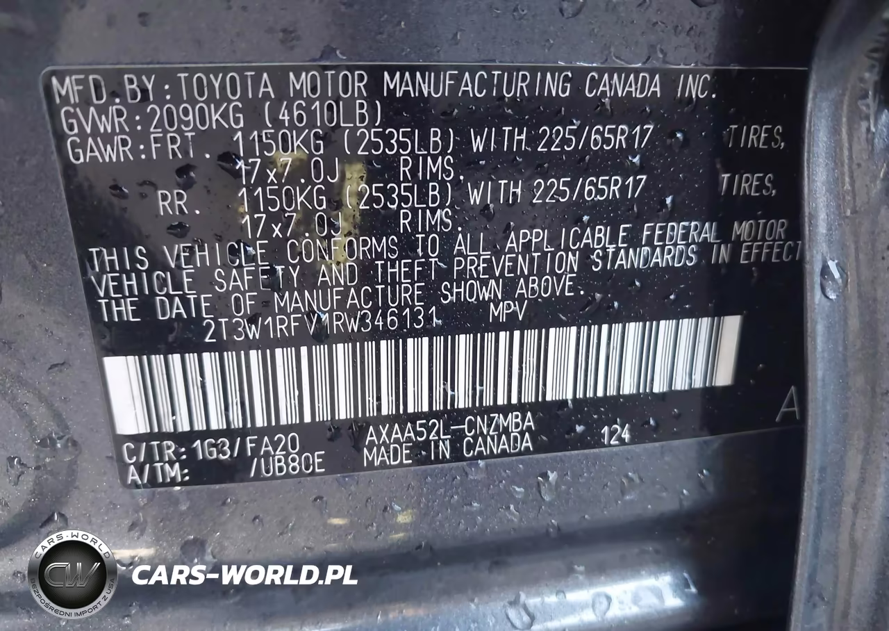 2024 Toyota Rav4 Xle VIN:2T3W1RFV1RW346131 - 9