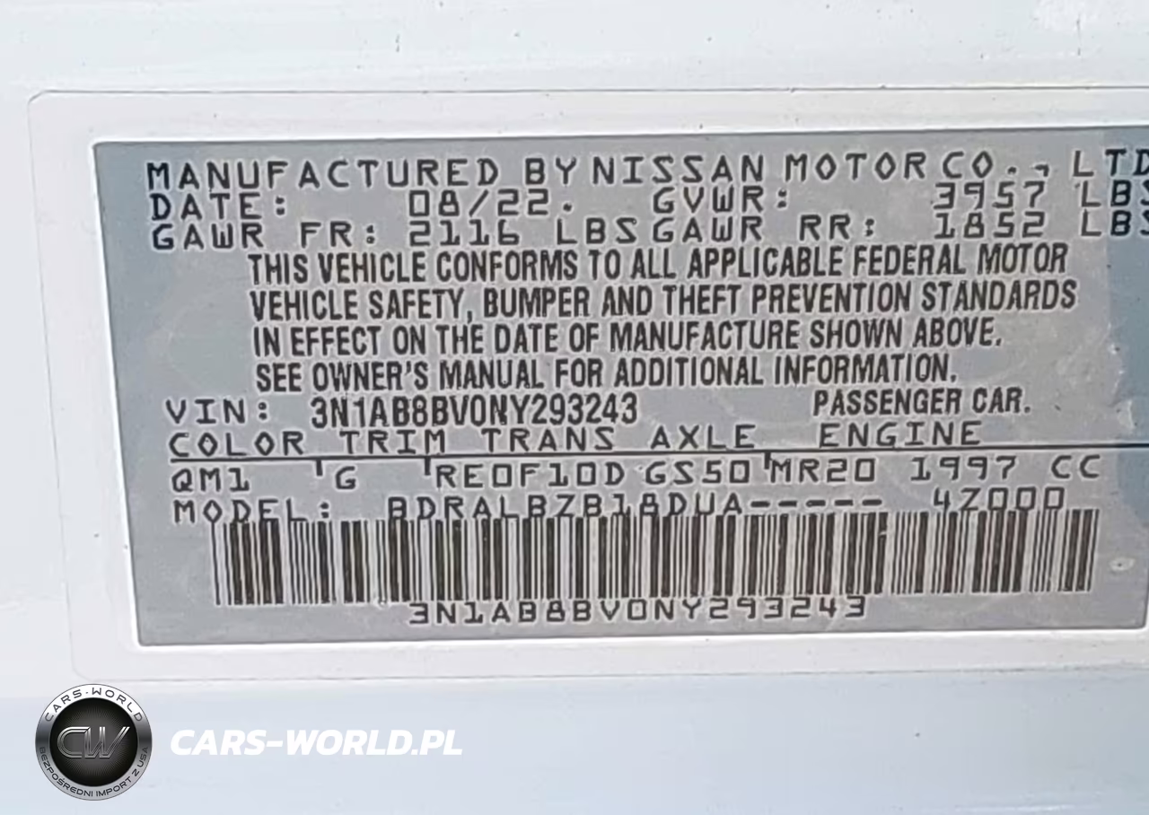 2022 Nissan Sentra S Xtronic Cvt VIN:3N1AB8BV0NY293243 - 17