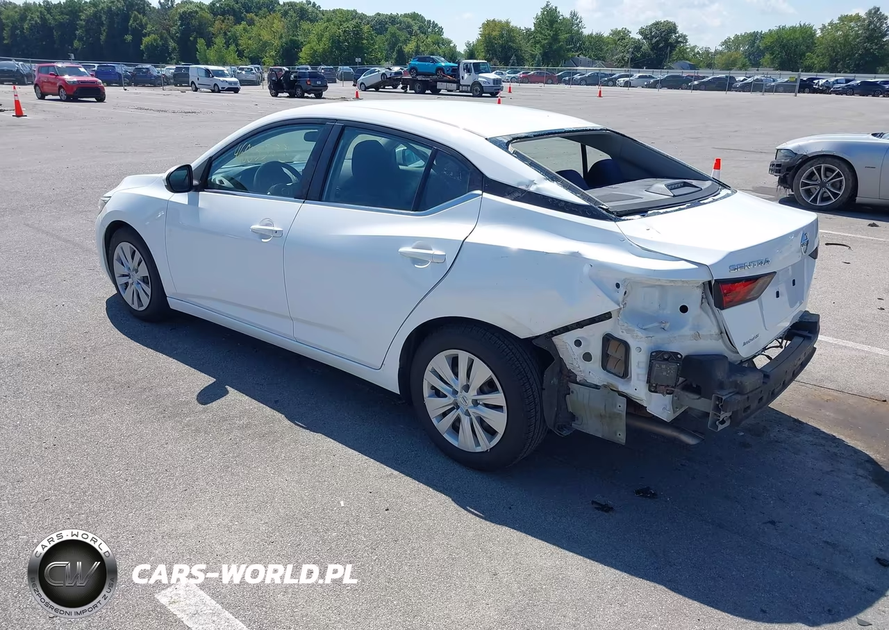 2022 Nissan Sentra S Xtronic Cvt VIN:3N1AB8BV0NY293243 - 3