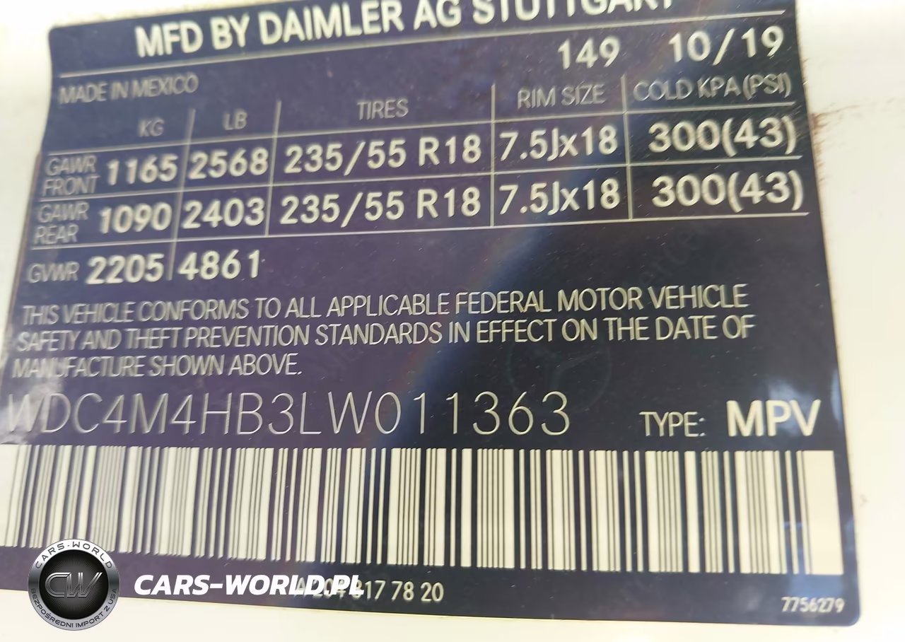2020 Mercedes-Benz Glb 250 4Matic VIN:WDC4M4HB3LW011363 - 9