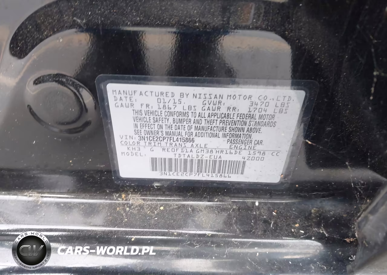 2015 Nissan Versa Note S (Sr)-S Plus-Sl-Sr-Sv VIN:3N1CE2CP7FL415866 - 9