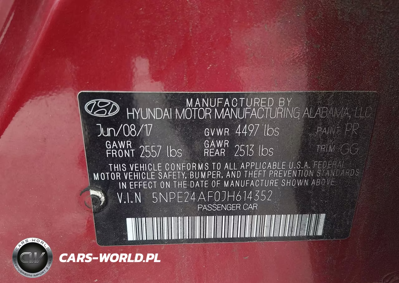 2018 Hyundai Sonata Se VIN:5NPE24AF0JH614352 - 9