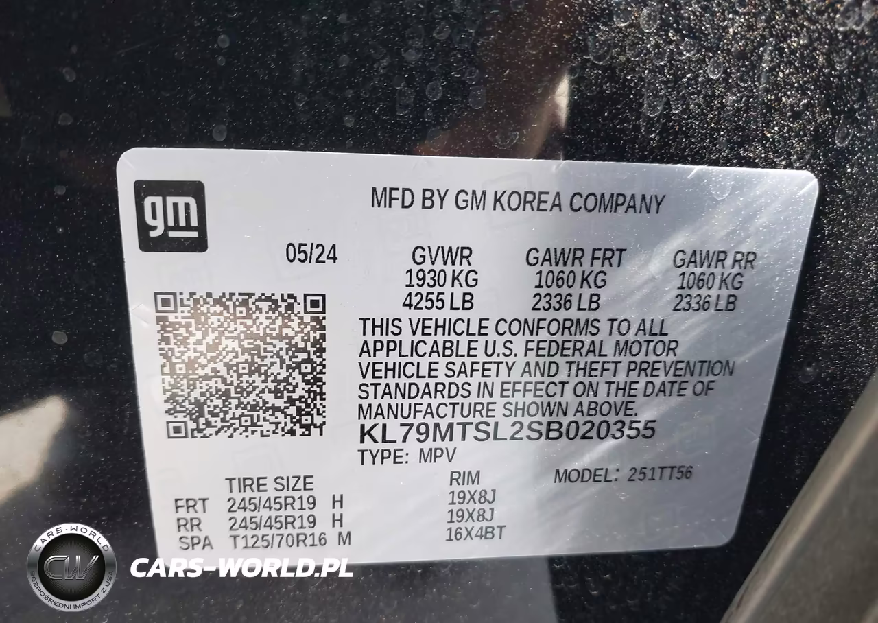 2025 Chevrolet Trailblazer Fwd Rs VIN:KL79MTSL2SB020355 - 9