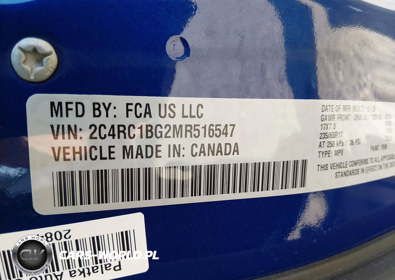 2021 Chrysler Pacifica Touring L VIN:2C4RC1BG2MR516547 - 9