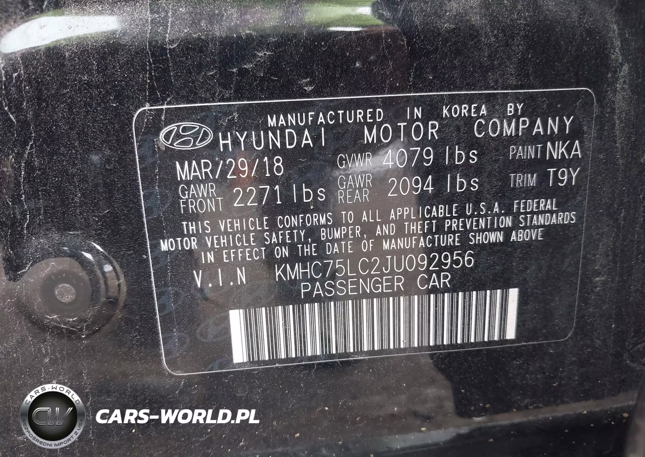 2018 Hyundai Ioniq Hybrid Sel VIN:KMHC75LC2JU092956 - 9