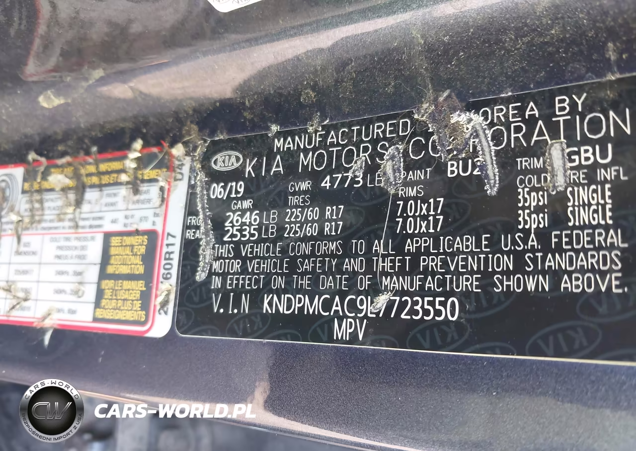 2020 Kia Sportage Lx VIN:KNDPMCAC9L7723550 - 9