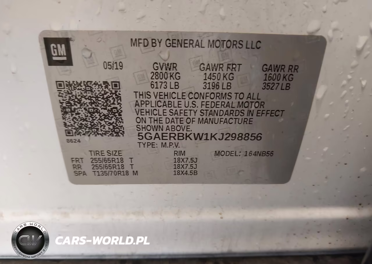 2019 Buick Enclave Fwd Essence VIN:5GAERBKW1KJ298856 - 9