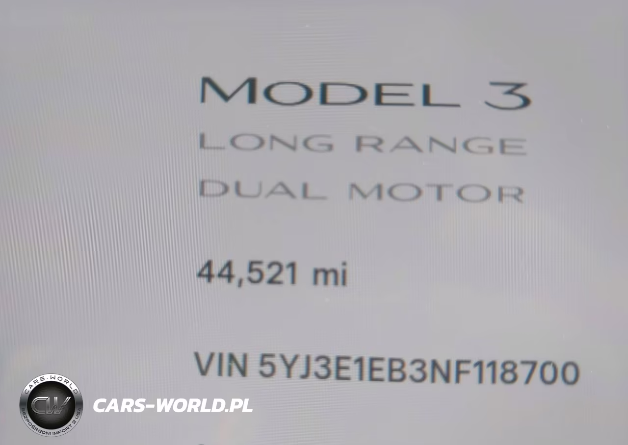 2022 Tesla Model 3 Long Range Dual Motor All-Wheel Drive VIN:5YJ3E1EB3NF118700 - 13