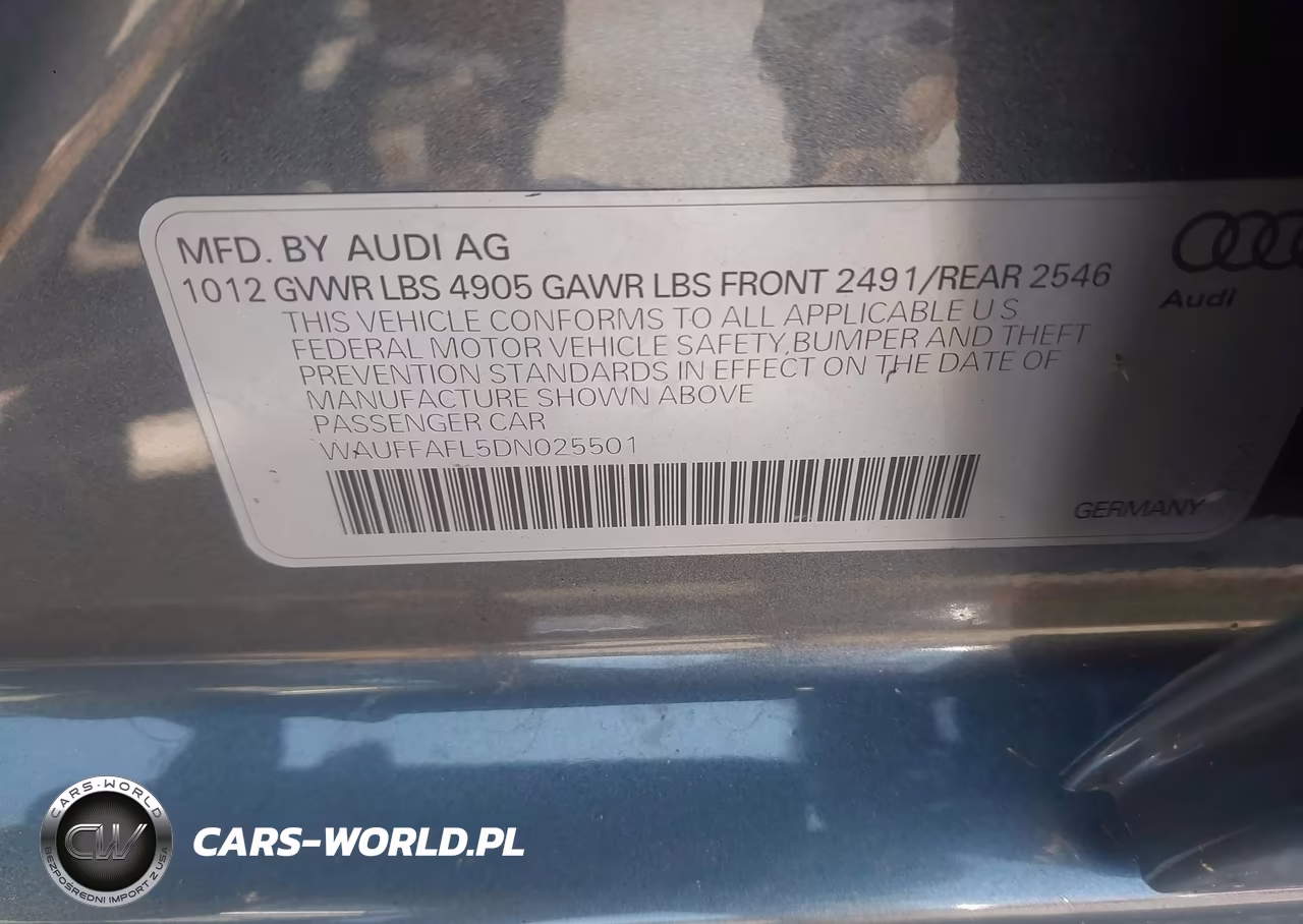 2013 Audi A4 2.0T Premium VIN:WAUFFAFL5DN025501 - 9